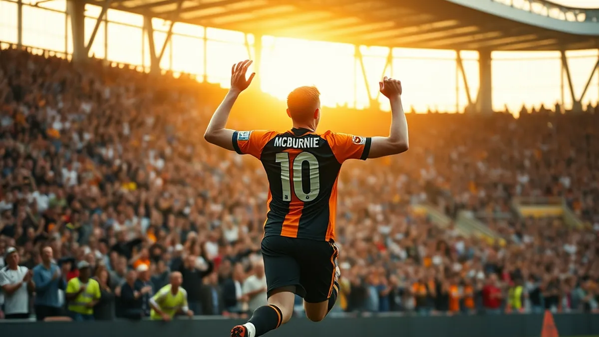Hull City Triumphs: McBurnie's Late Goal Secures Promotion